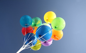 Balloon , Colourful balloons, Pearl balloons HD wallpaper