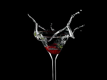 Food, Strawberry, Drinks, Drops HD wallpaper