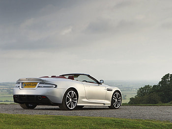 Auto, Nature, Aston Martin, Cars, Side View, Dbs, 2009, Silver Metallic HD wallpaper