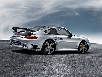 Auto, Porsche, Cars, Grey, Turbo, Right View, View On The Right HD wallpaper
