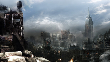 Landscape, Cities, Art HD wallpaper