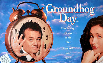 Groundhog Day Movie, Time loop comedy, Bill Murray quotes, Phil Connors HD wallpaper