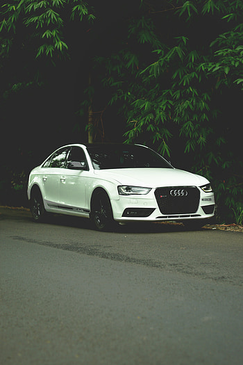 Audi A4, s4, mood, white, car HD phone wallpaper