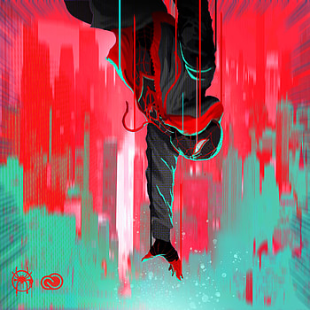 SpiderMan Into The Spider Verse Movie Digital Artwork, spiderman-into-the-spider-verse, 2018-movies, movies, spiderman, animated-movies, artwork, artist, digital-art, behance HD phone wallpaper