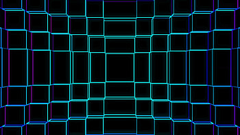 Blue geometric grid, Ultra , 3D abstract art, High definition HD wallpaper