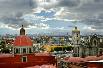 Mexico City Skyline, Urban panorama, Cultural hub, Vibrant metropolis HD wallpaper