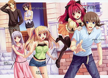 corticarte, fight, anime, corti, polyphonica HD wallpaper