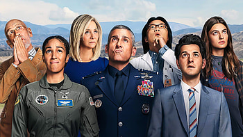 Space Force TV series, Comedy sci-fi, Futuristic fanart, Space exploration HD wallpaper