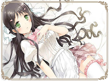 Tsuruma Konoe, anime, game, cute, girl, long hair HD wallpaper