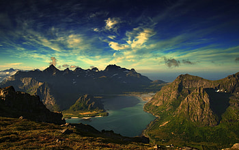 Norwegian Fjords, Flakstad Norway , Beautiful nature, Mesmerizing views HD wallpaper