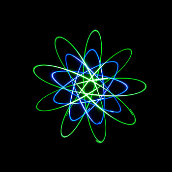 Abstract, Molecule, Atom, Element, Neon HD phone wallpaper