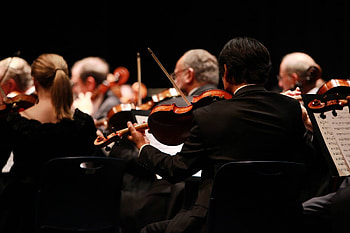 Recording with Symphony Orchestra, Koala Studios HD wallpaper