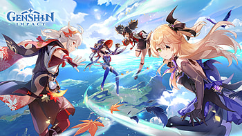 Fischl And Kaedehara Kazuha Genshin Impact HD wallpaper