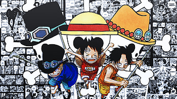 One Piece Trio: Luffy, Ace & Sabo Anime, Portgas D. Ace, Sabo (One Piece), Monkey D. Luffy, Anime, One Piece HD wallpaper