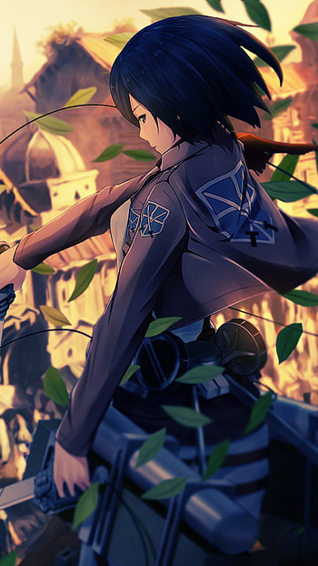 Mikasa Ackerman: Stunning Attack on Titan Anime , Mikasa Ackerman, Anime, Attack on Titan HD phone wallpaper