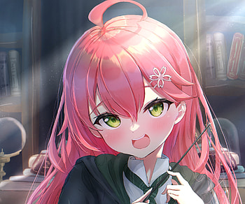 Sakura Miko, hololive, Sakura Miko, Anime, Virtual Youtuber HD wallpaper