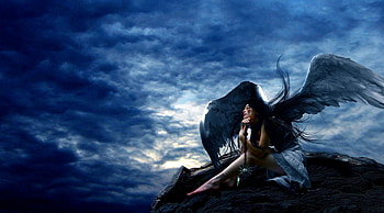 fallen angel HD wallpaper