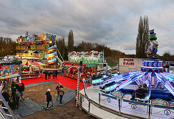Fun Fair, Hills Meadow, Reading, Eid special HD wallpaper