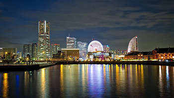 japan, sky, yokohama HD wallpaper