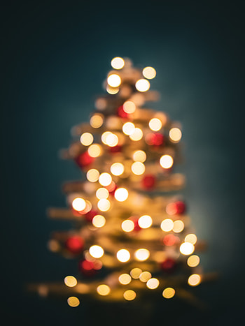 Holidays, New Year, Lights, Blur, Smooth, Christmas, Christmas Tree, Boquet, Bokeh HD phone wallpaper