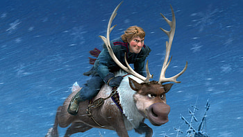 Kristoff, Running in Frozen, Disney HD wallpaper