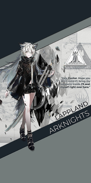 Lappland Mobile, video game, Arknights HD phone wallpaper