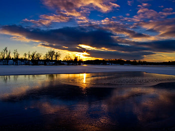 Cool Sunset, cool, beautiful, , sunset HD wallpaper