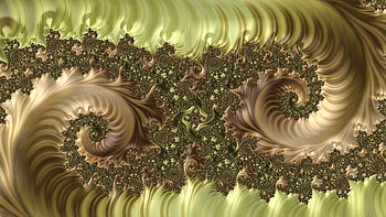 Trippy Psychedelic Fractal, trippy, psychedelic, trance, green, brown, Abstract, fractal, abstract green HD wallpaper