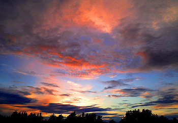 Sunset., other, sky, nature, sunsets HD wallpaper