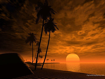 Landscape, Sea, Sun, Clouds, Dawn HD wallpaper