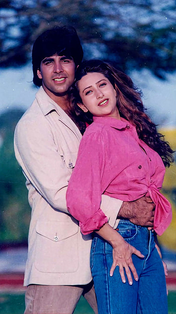 Bollywood, akshay, karishma kapoor HD phone wallpaper