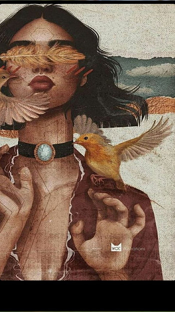 Women, sunglasses, art HD phone wallpaper