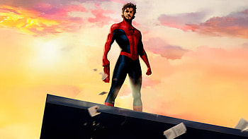 Andrew Garfield As Ultimate Spider Man, spiderman, superheroes, artwork, art, digital-art, deviantart HD wallpaper