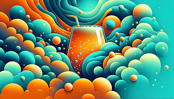 Abstract Cider Wave, cider, drink, colorful, Abstract HD wallpaper