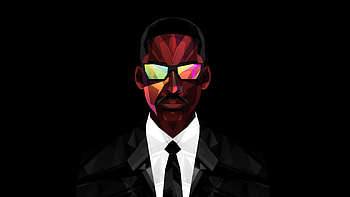 Will Smith, Film glasses, Actor, Black background HD wallpaper