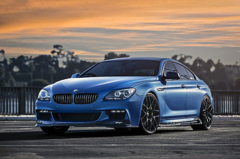 Blue, Luxury Car, BMW 6 Series HD wallpaper