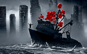 Fantasy, Ships HD wallpaper