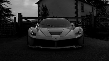 FH4 Monochrome, LaFerrari HD wallpaper