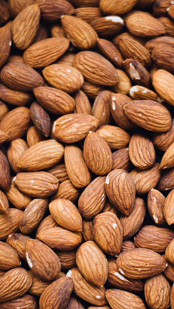 Almond delight, Nutty core, Delicate essence, Wholesome goodness HD phone wallpaper
