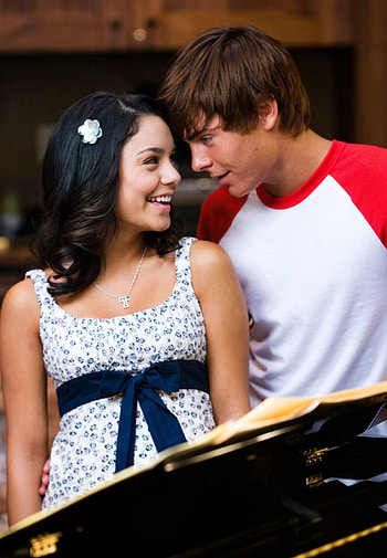 Vanessa Hudgens, HSM, Kellan Lutz, High School Music HD phone wallpaper