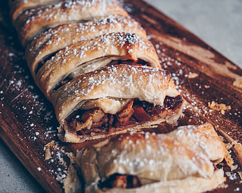 Strudel Food, Apple Strudel, 3 Ingredients, Annelina Waller HD wallpaper