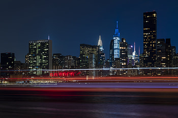 Cities, Night, City, Building, Lights, New York HD wallpaper