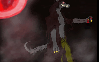 wolf, artistic, fantasy HD wallpaper