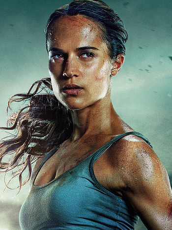 Lara Croft, Tomb Raider movie, Alicia Vikander HD phone wallpaper