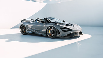 Novitec, McLaren, 765LT, Spider, Grey, Car 2022 Cars HD wallpaper