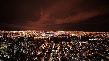 City Lights Background HD wallpaper