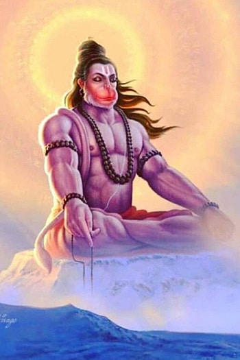 hanuman, Hanuman Meditation HD phone wallpaper
