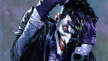 Joker Mad Smile, joker, supervillain, superheroes, artwork, art HD wallpaper
