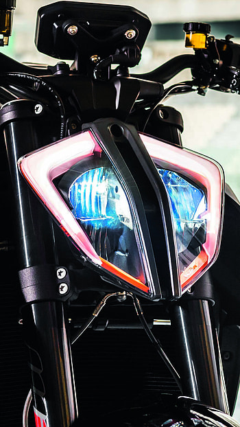 Duke Close-up, KTM Duke Bike HD phone wallpaper