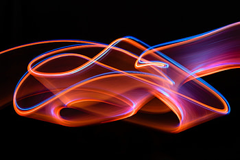 Glowing lines, curves, abstract HD wallpaper